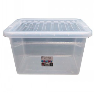 Wham Crystal Plastic Storage Box & Lid Size 07 (25 Litre)